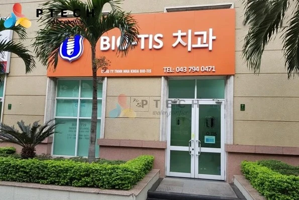 Ptech thi công hệ thống xử lý nước thải Phòng khám đa khoa BIO TIS